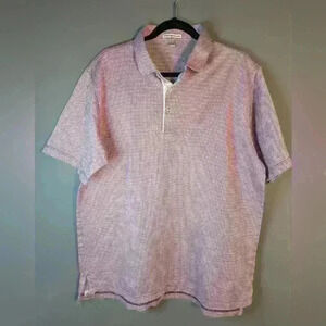 Peter Millar men's large golf polo with 100% cotton